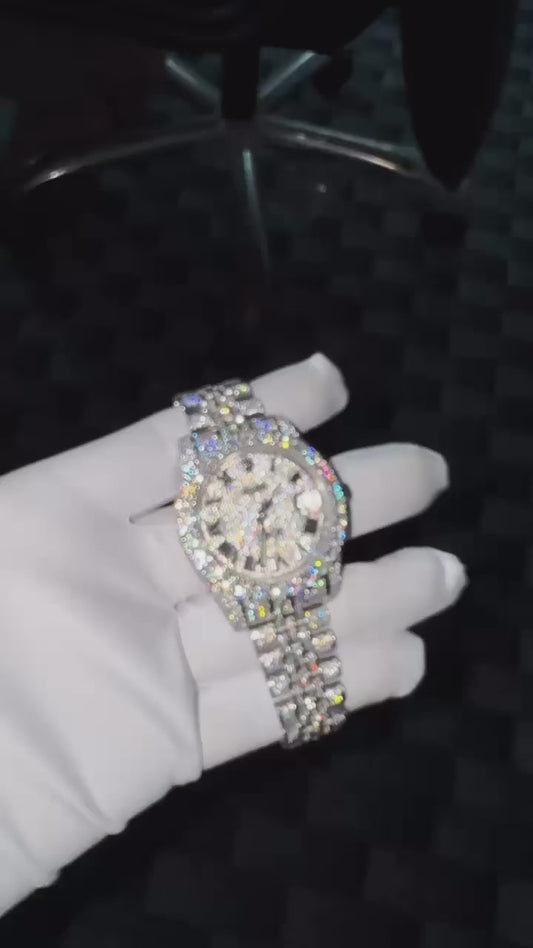 Moissanite Diamond Watch (Passes All Testers)